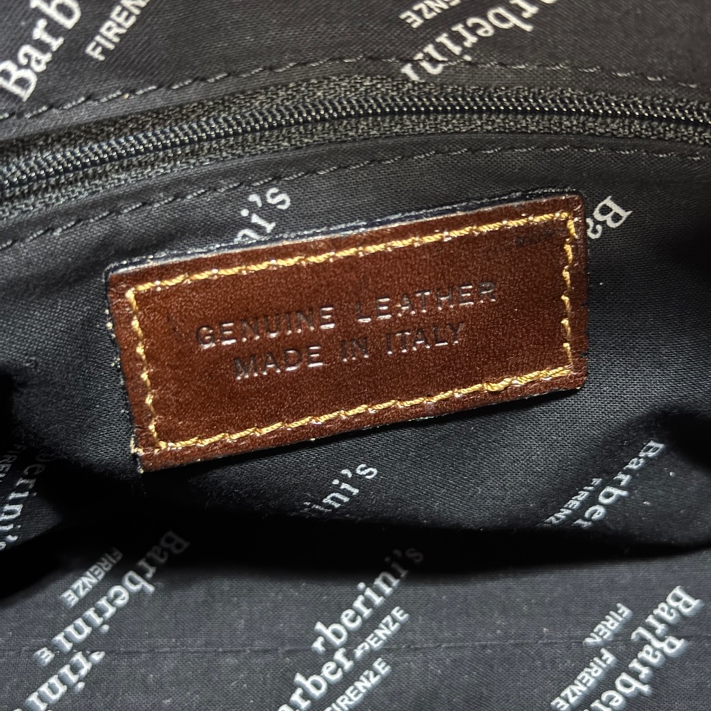 Dark Brown Leather Shoulder Bag - Picture 9 of 12